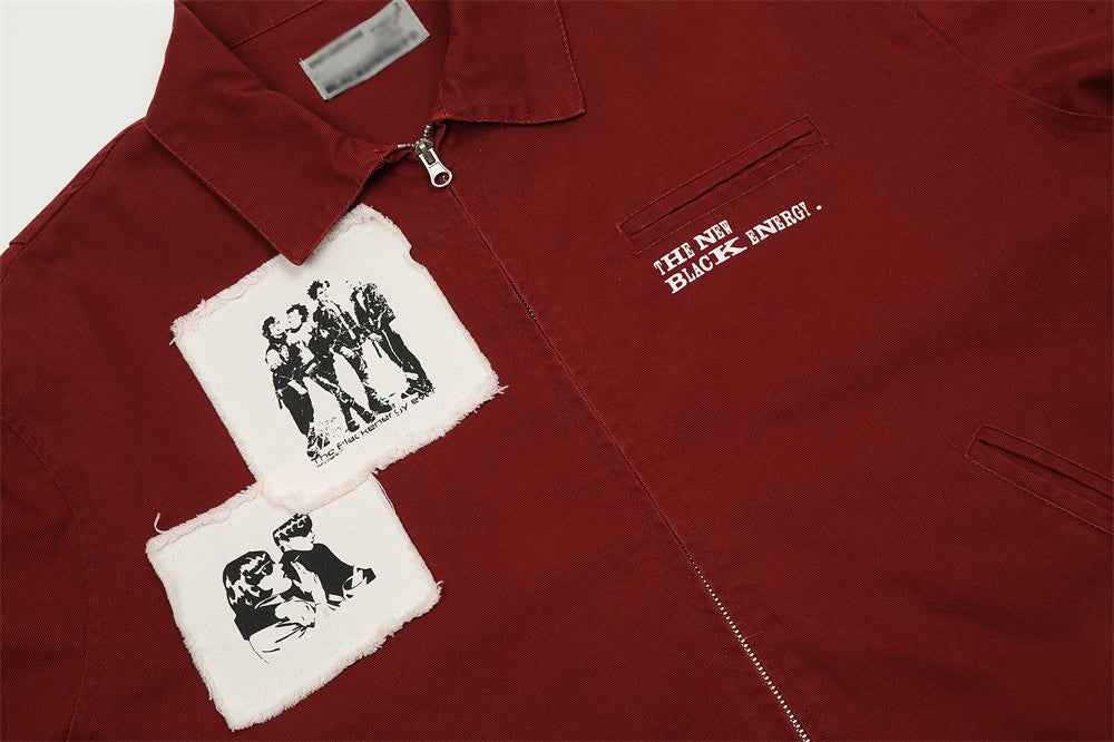 Retro Canvas Jacket For Men And Women MuddyStock