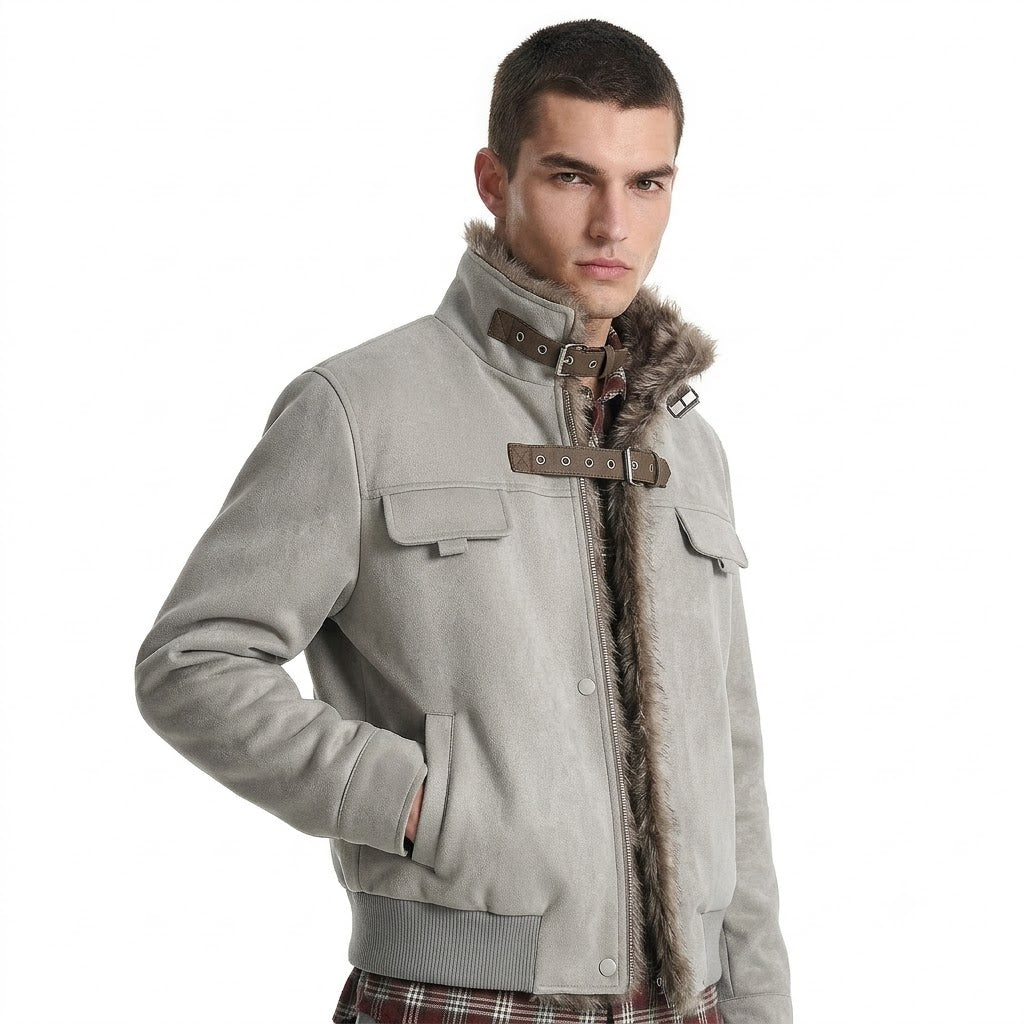 Warm and flannel cotton jacket short jacket for women | MuddyStock Originals