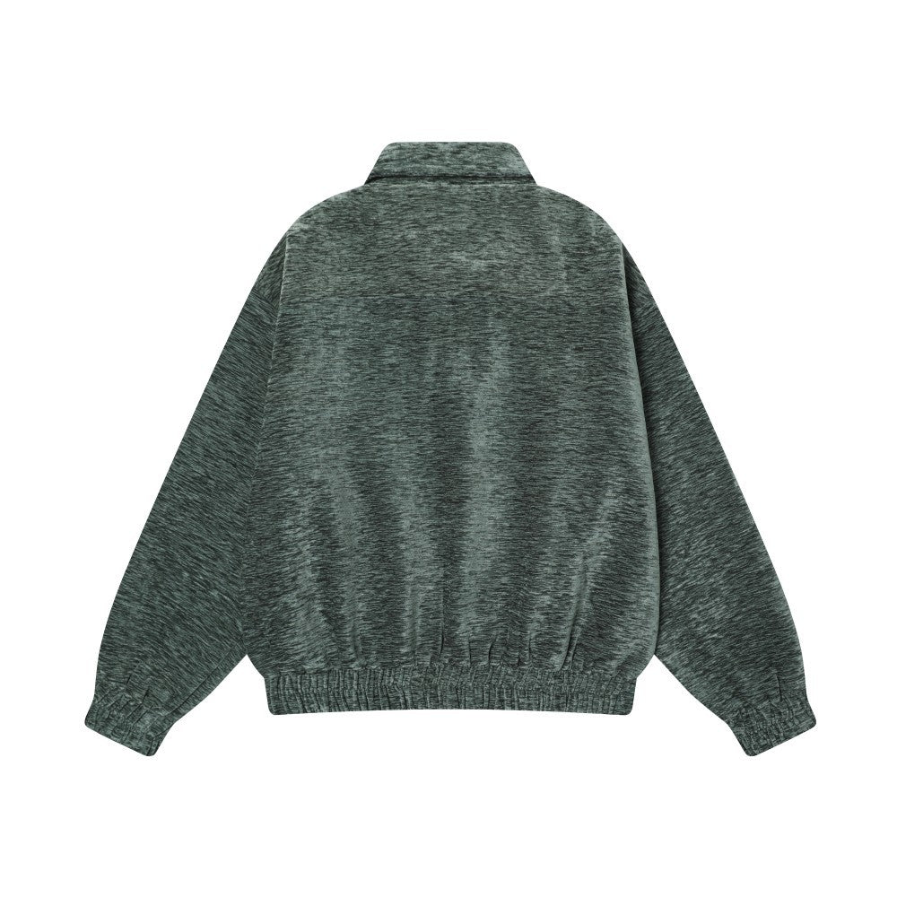 Splicing loose collar jacket for women | MuddyStock Originals