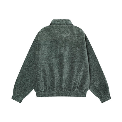 Splicing loose collar jacket for women | MuddyStock Originals