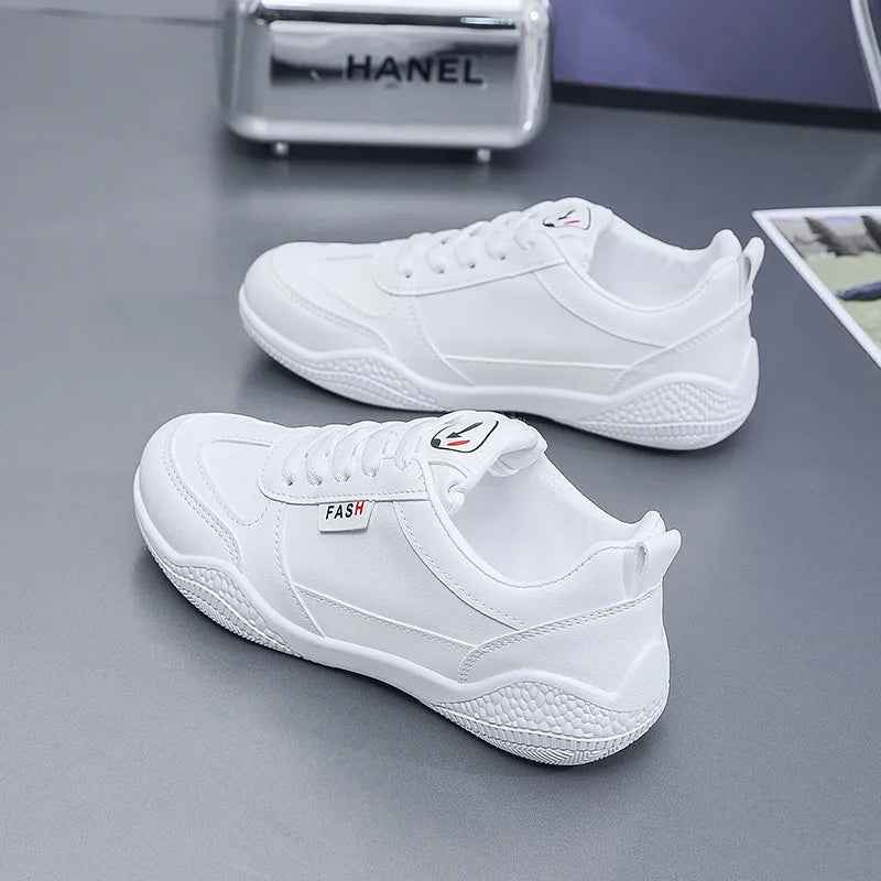 Lace Up Round Toe Flat Athletic Shoes For Men