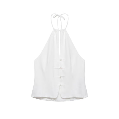 Zipped Front Wrap-Neck Top + Shorts Set