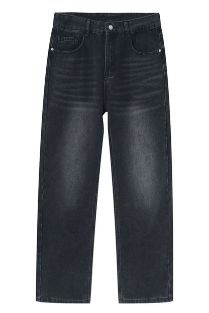 Straight Leg Jeans with Pockets For Men | MuddyStock Originals Dark Gray MuddyStock