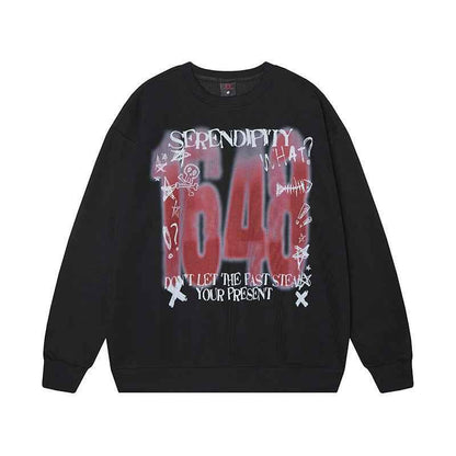Graffiti Crewneck Sweatshirt for Women | MuddyStock Originals