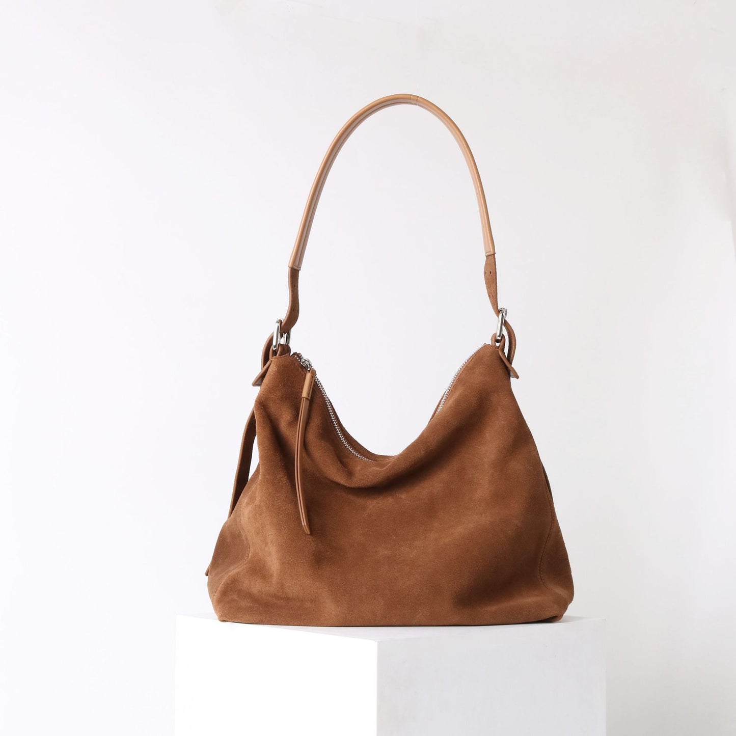 Leather Crossbody Shoulder Bag For Women Caramel