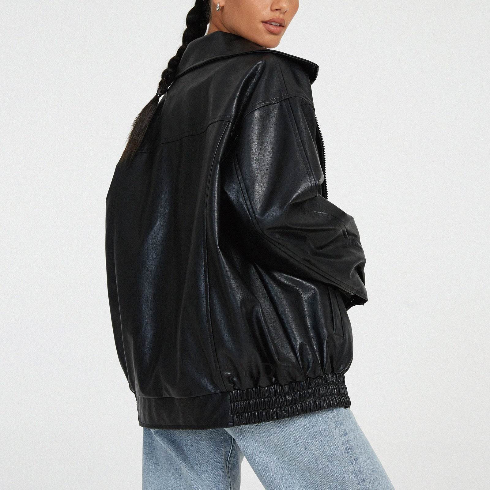 Leather Coat For Women MuddyStock