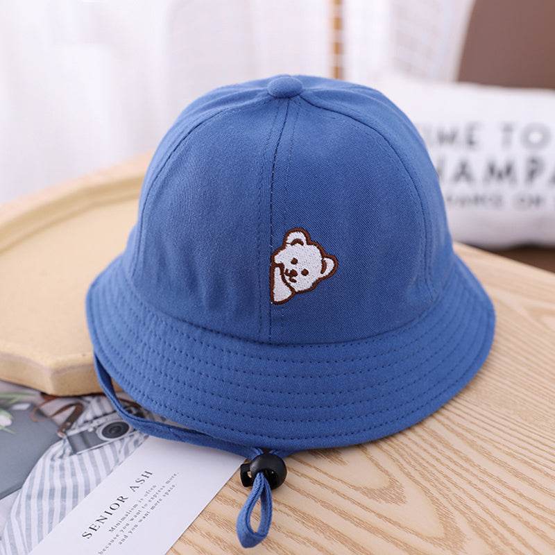 Cute And Super Cute Fisherman Hat Young Blue MuddyStock