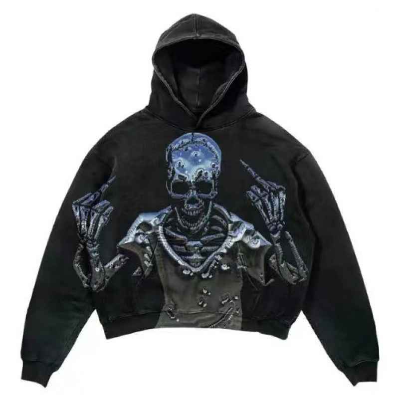 Casual Letter Printed Hoodie For Men And Women TMW49315 MuddyStock