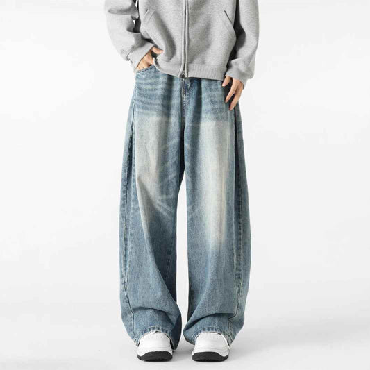 American Straight Jeans For Men MuddyStock