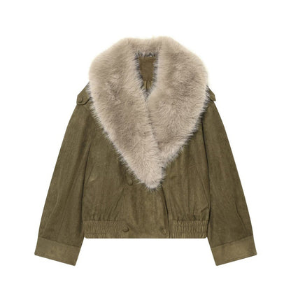 AutumnWinter Thickened Faux Fur Velvet Jacket Coat All Products