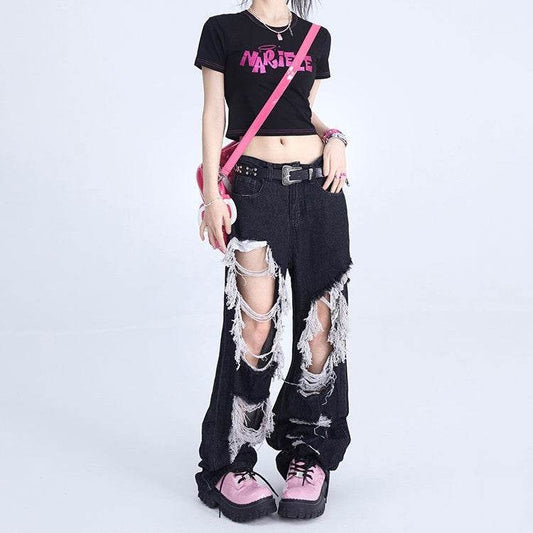 Tassel Design Floor Mop Pants MuddyStock