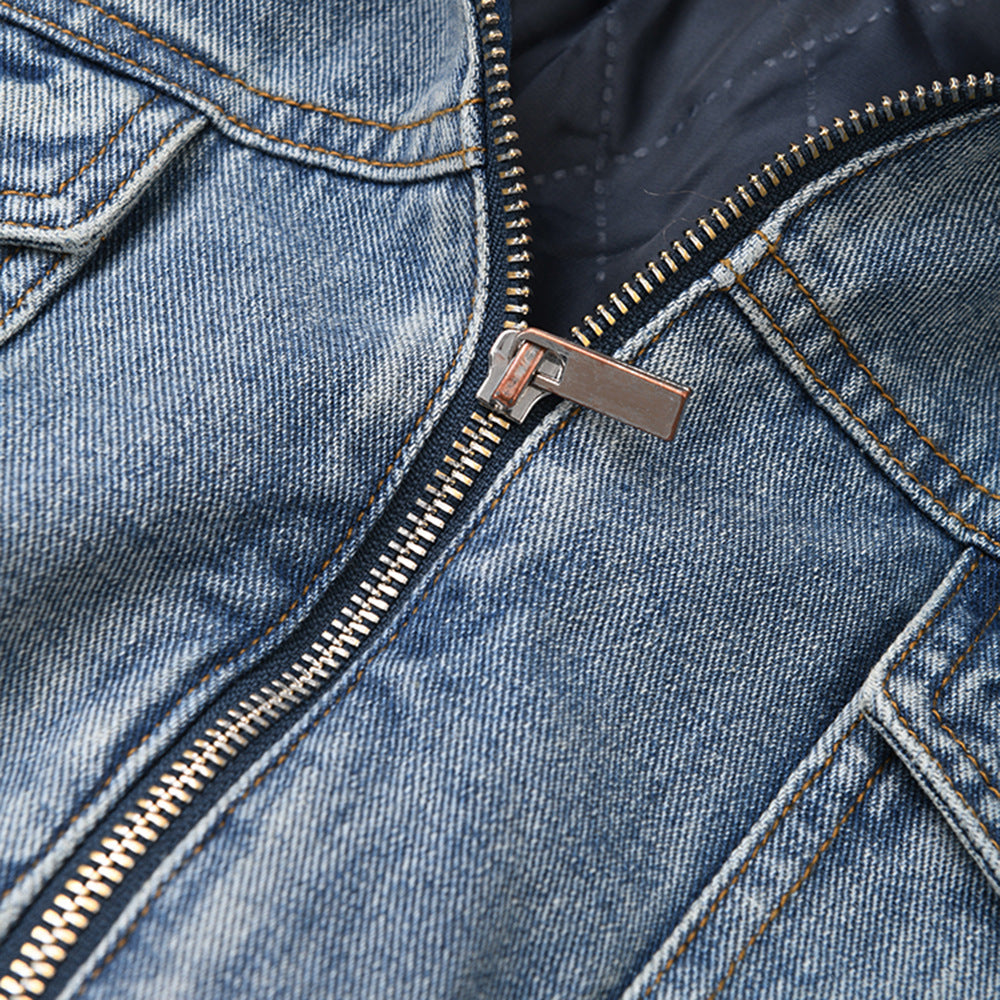 Women's All-match Quilted Denim Jacket