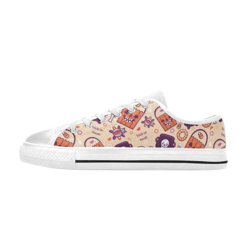 Aquila Canvas Women's Shoes (Model 018) White
