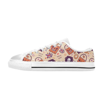 Aquila Canvas Women's Shoes (Model 018) White