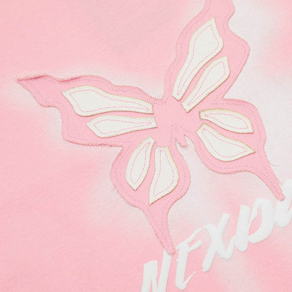 Fashion Butterfly Short-sleeved T-shirt For Women MuddyStock