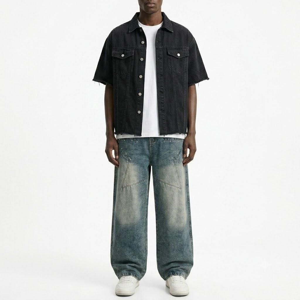 Whitewashed denim jeans for men | MuddyStock Originals