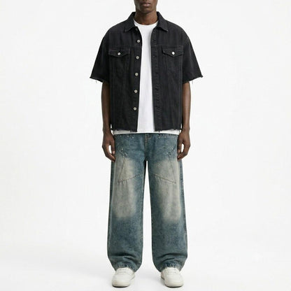Whitewashed denim jeans for men | MuddyStock Originals