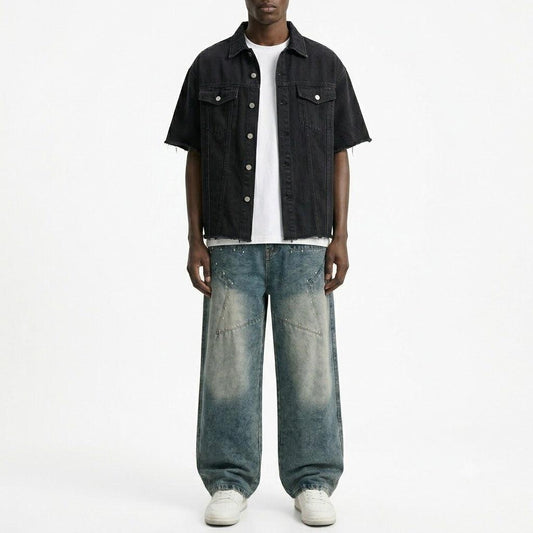 Whitewashed denim jeans for men | MuddyStock Originals