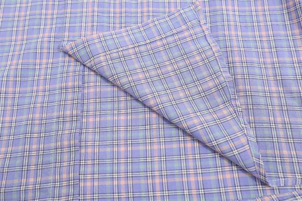 Fine Plaid Long-sleeved Shirt For Women null