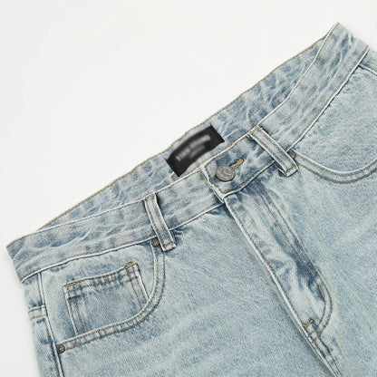 Fashion Knife Ripped Jeans For Men MuddyStock