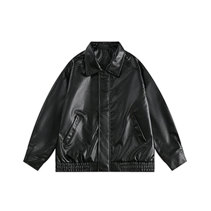 Retro Casual Fashion Drop Shoulder Lapel Jacket For Women MuddyStock