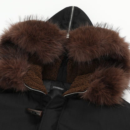 Loose Street Fashion Design Hat Cotton-padded Coat For Men And Women