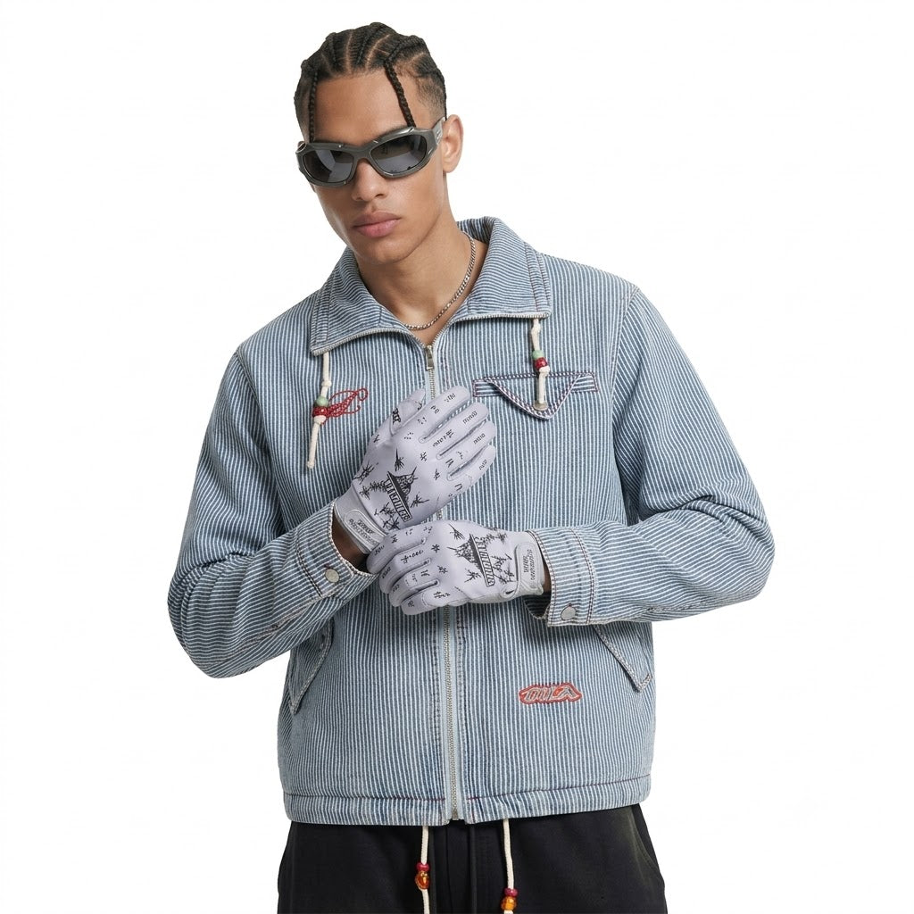 Vertical striped jacket for men | MuddyStock Originals