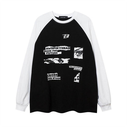 Letter Pattern Printed T-shirt For Men And Women MuddyStock