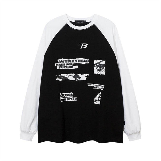 Letter Pattern Printed T-shirt For Men And Women MuddyStock