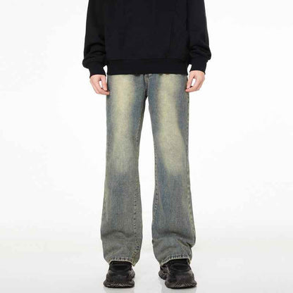 Washed Distressed Skinny Jeans For Men MuddyStock