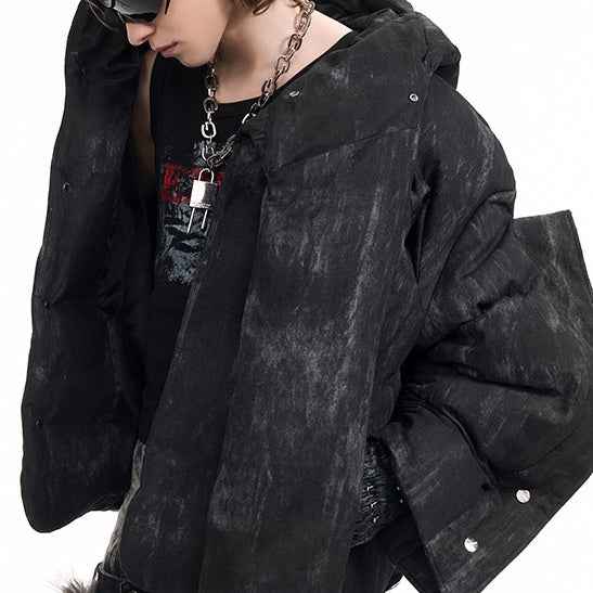 Dark Structure Men's Hooded Cotton Coat Jacket All Products