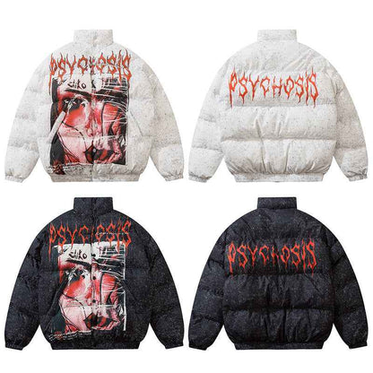 West Coast European and American street characters padded jacket for men