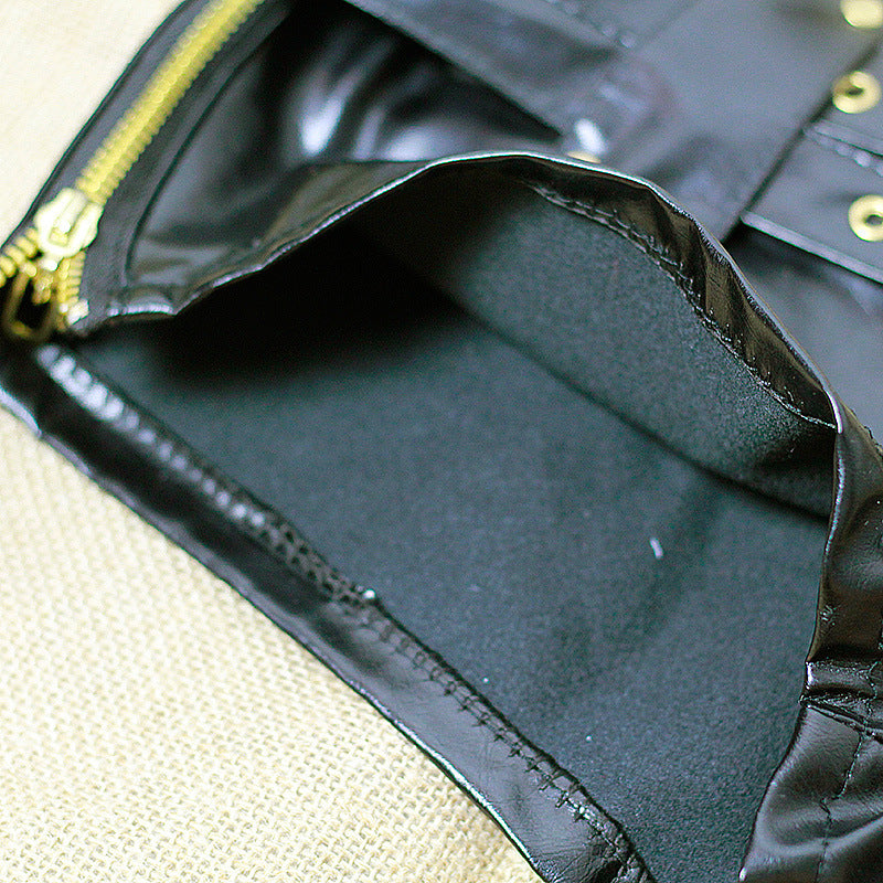 Black Leather Shorts For Women