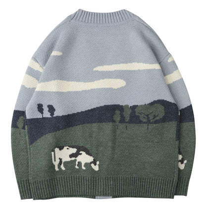 Oversize Streetwear Loose Cardigan For Women MuddyStock