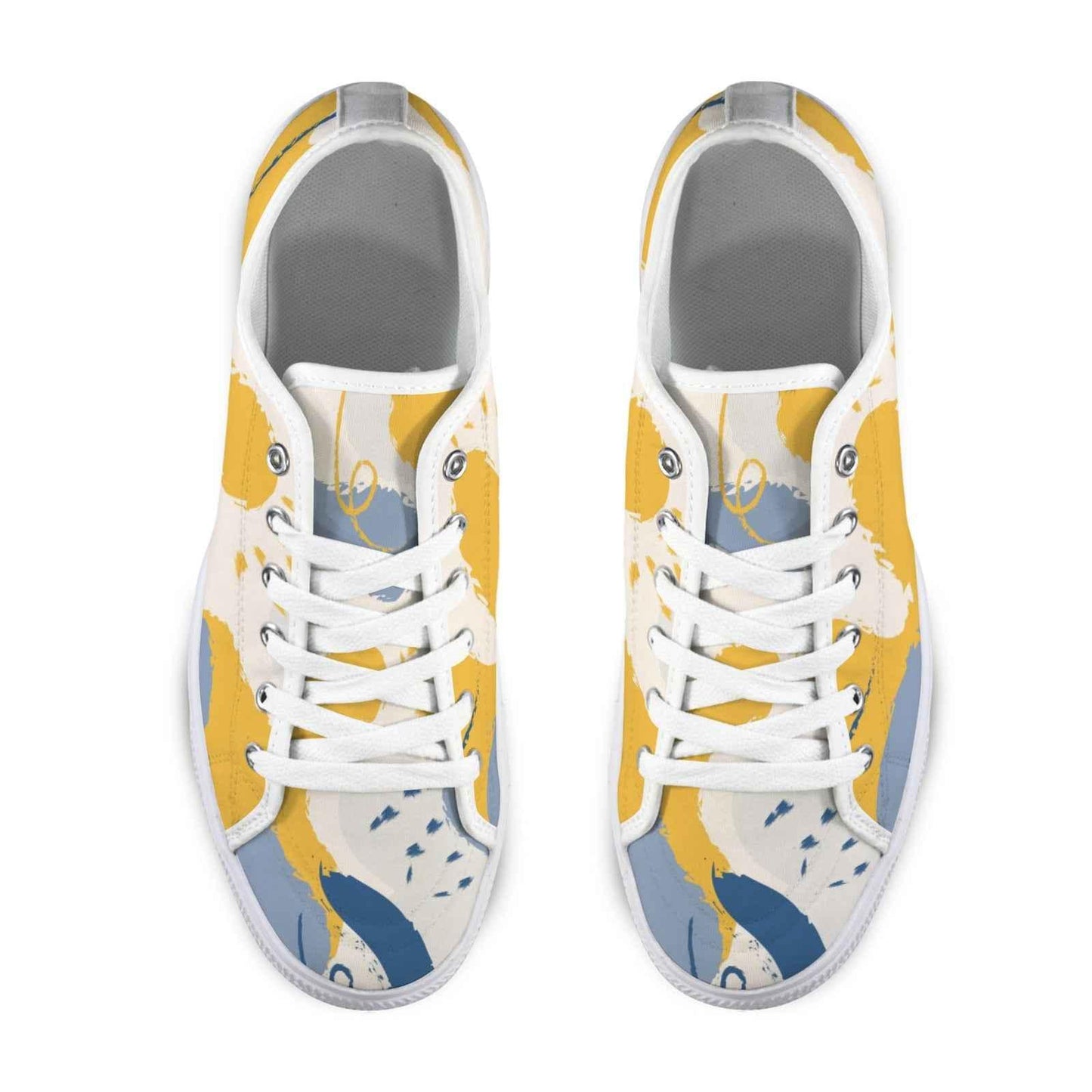 Seattle Low Top Men's Shoes With Abstract Design
