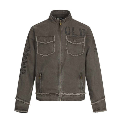 Make an old letter printed jacket | MuddyStock Originals Cocoa Color