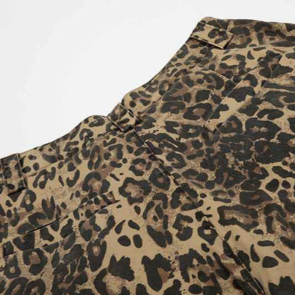Women's workwear leopard print shorts | MuddyStock Originals