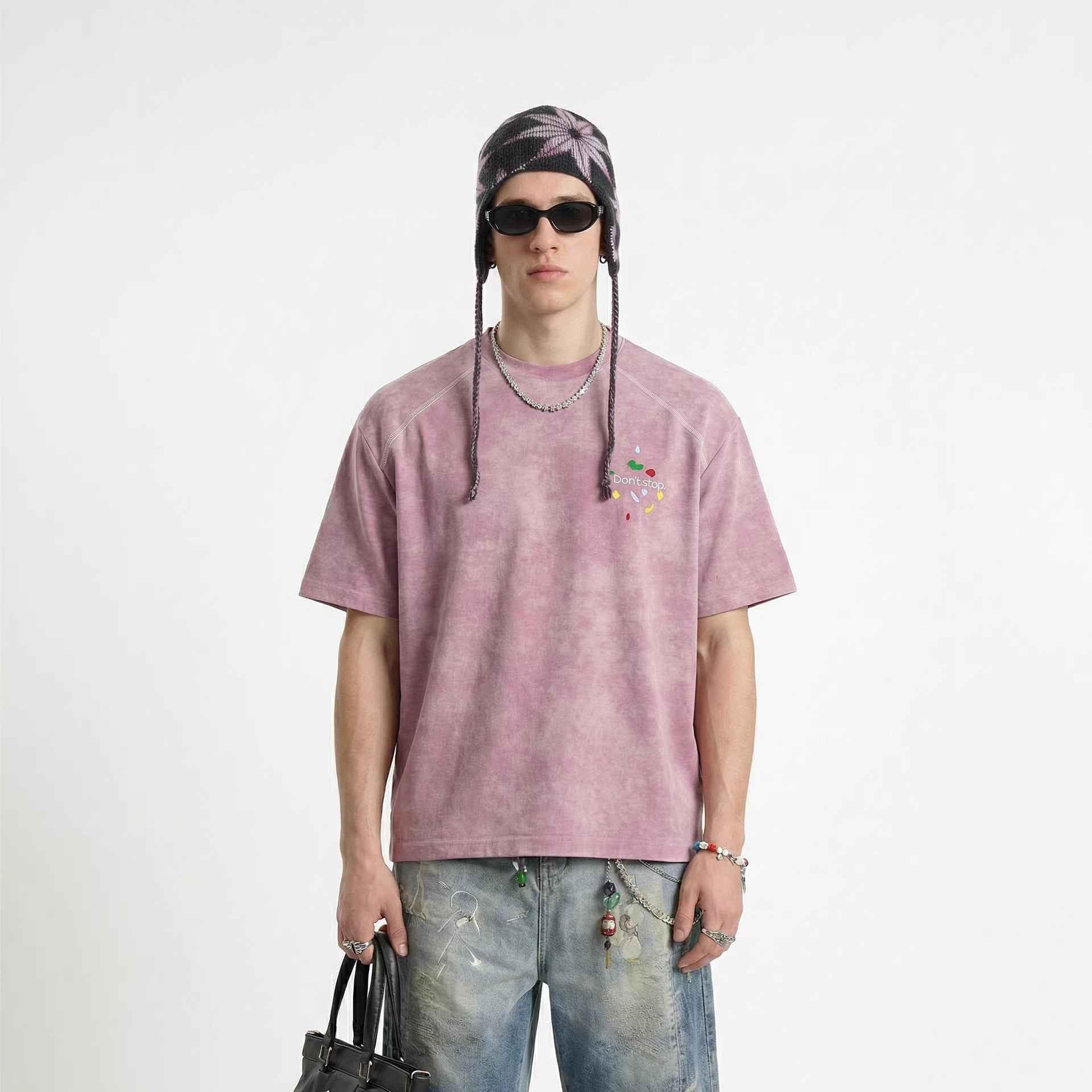 Snowflake Climbing Print Short-Sleeve T-Shirt For Men null
