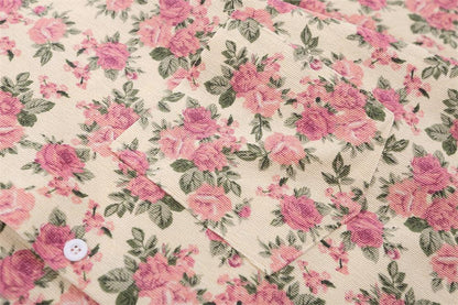 Floral Print Long Sleeve Shirt For Women All Products