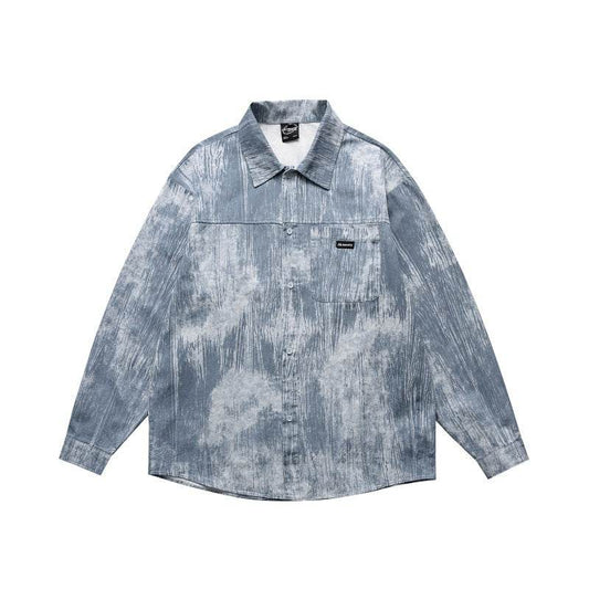 Tie dye long sleeved casual shirt for men and women | MuddyStock Originals MuddyStock