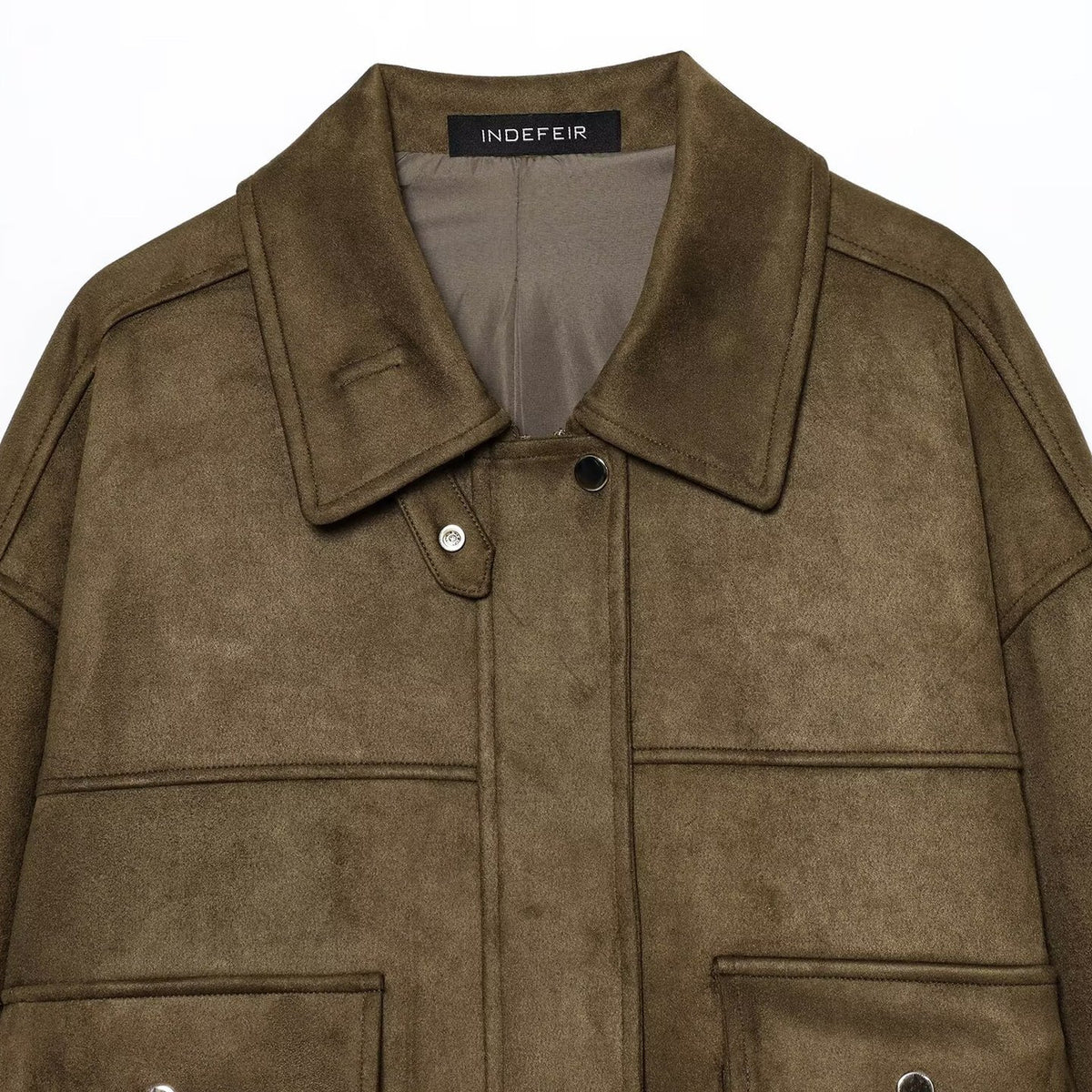 Leather pilot jacket for women | MuddyStock Originals