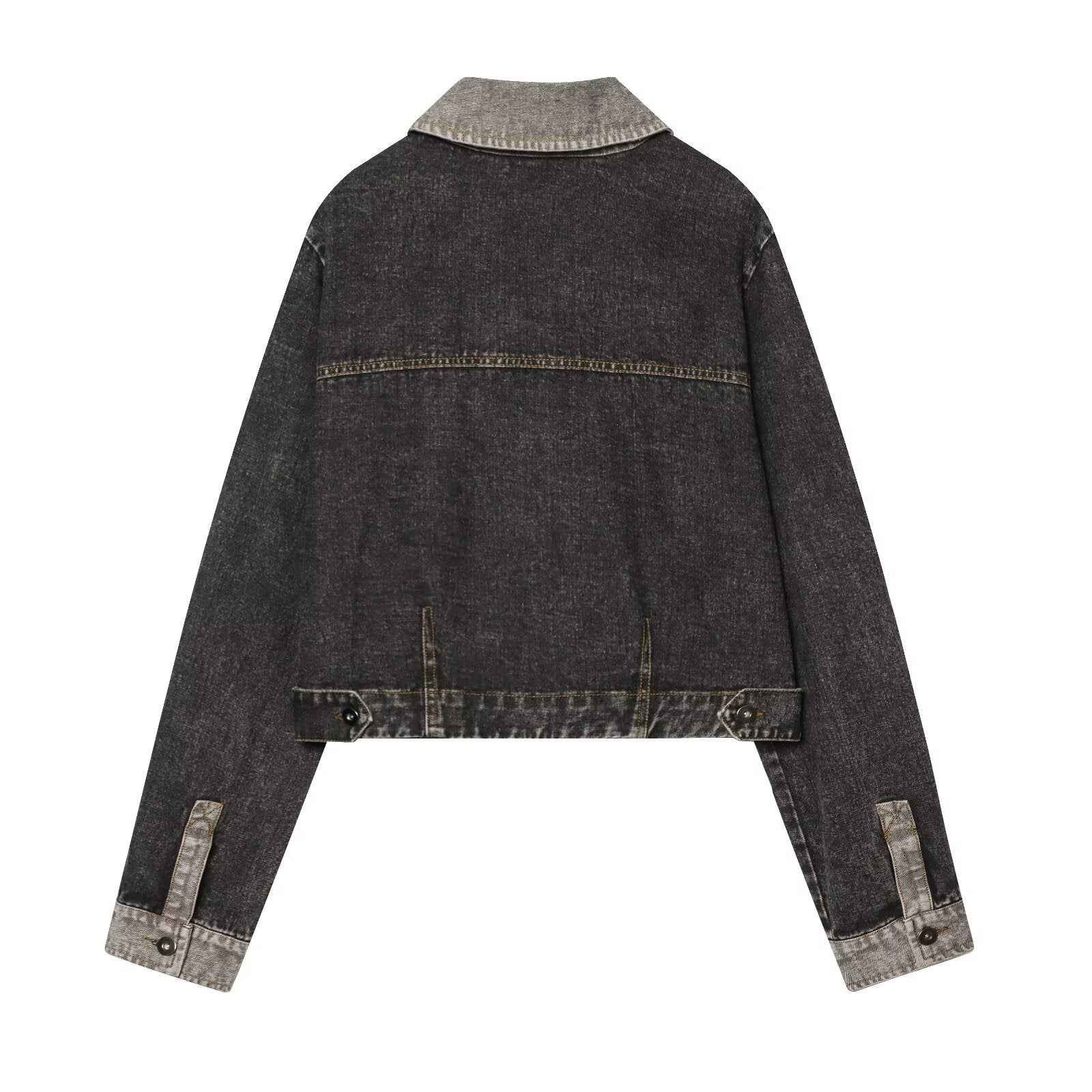 Spring denim jacket+rolled denim jeans for women | MuddyStock Originals