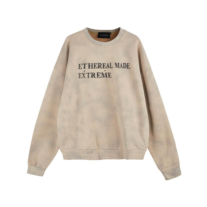Vintage Letter Patchwork Embroidered Autumn Winter Sweatshirt For Women | MuddyStock Originals MuddyStock