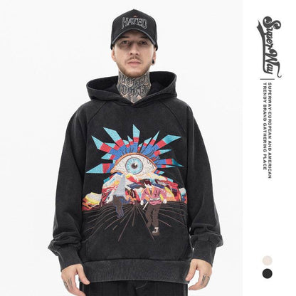 Men's Embroidered Hoodie Loose Fit | MuddyStock Originals MuddyStock
