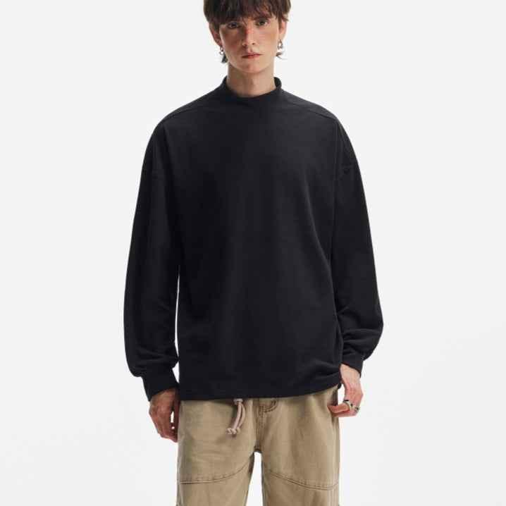 Long-sleeved Sweatshirt For Autumn And Winter Black null