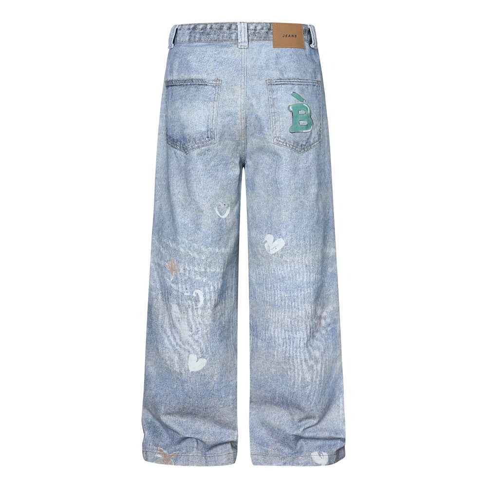 Fun Dog Cartoon Printed Cowboy Pants For Men | MuddyStock Originals eprolo