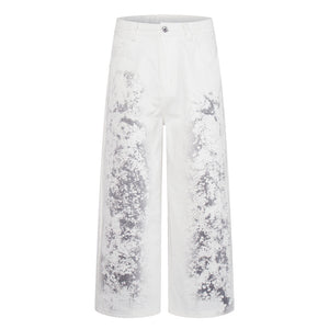 Women's Loose Denim Pants | MuddyStock Originals Snow White Gray