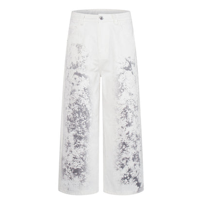 Women's Loose Denim Pants | MuddyStock Originals Snow White Gray