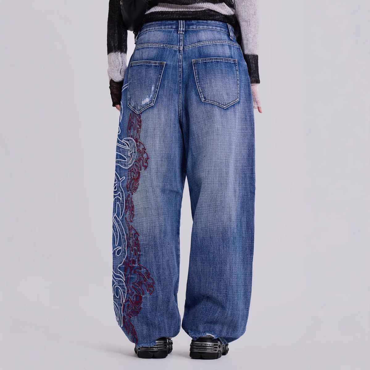 Wide Leg Loose Jeans For Women MuddyStock