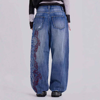 Wide Leg Loose Jeans For Women MuddyStock